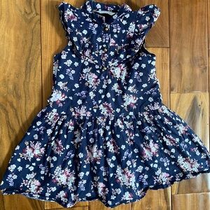 Janie and Jack Girl’s Floral Pleated Sundress Size 5
